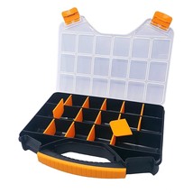 Hardware Organizer Box With Dividers - 18 Compartments Small Parts Organ... - £23.48 GBP