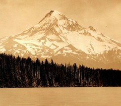 Rppc Mt Mount Hood View From Lost Lake Oregon Or Unp 1930s Dops Postcard - $9.85