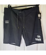 Hurley Men&#39;s Size 38 World Tour AOP Board Shorts 4 Way Stretch Black NWT - $31.64 CAD