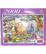 Master Pieces 2000 Piece Jigsaw Puzzle AFTER THE RAINS Noah&#39;s Ark them a... - £35.17 GBP