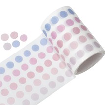 Morandi 5/16&quot; Dot Washi Tape Round Stickers 1250 Dots Stickers For Journ... - $12.99