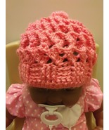 New Hand Crocheted  Cute baby hat newborn Girls Honeycomb Crochet Hat 0-... - £27.53 GBP