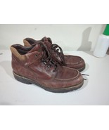 Johnson &amp; Murphy Casual 12M Brown Leather Gortex Round Toe Boots Men - €27,96 EUR