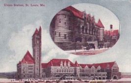 Union Station St.  Louis Missouri MO 1910 Jackson Postcard D35 - $2.96