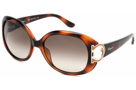 SALVATORE FERRAGAMO SF668 238 Tortoise / Brown Gradient 57-17-125 Sunglasses ... - £64.94 GBP