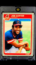 1985 Fleer #443 Joe Carter Cleveland Indians Rookie RC Baseball Card - $0.99