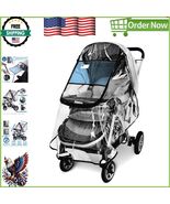 Durable EVA Stroller Rain Cover with Quick Install &amp; See-Through Window - $663.47 MXN