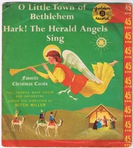 Mitch Miller O Little Town Of Bethlehem 45 rpm Hark The Herald Angels Sing - £3.88 GBP