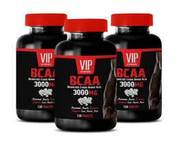 muscle lean - BCAA 3000MG essential amino acid l-leucine l-valine fat burner 3B - £35.05 GBP