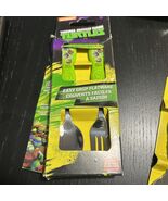 Zaktive Kids Nickelodeon Teenage Mutant Ninja Turtles Spoon And Fork Set  - $9.79