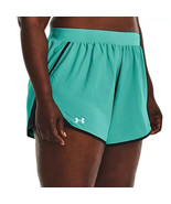 Under Armour Fly By 2.0 Athletic Shorts Womens 2X Teal Lightweight Runni... - £15.76 GBP