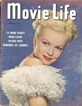 Movie Life - Feb 1947-JUNE HAVER-ESTHER WILLIAMS-GEORGE MONTGOMERY-H Bogart - £40.57 GBP