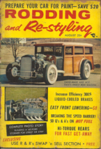 Rodding And RE-STYLING - August 1957 - 1932 Ford Station Wagon, 1950 Oldsmobile - £2.75 GBP