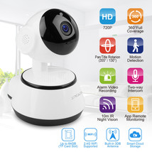 HD Wireless Wifi IP Camera Webcam Baby Monitor CAM Pan Remote Indoor Security - £33.74 GBP