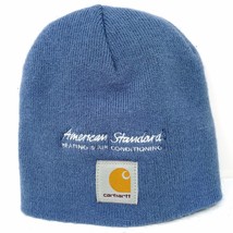 Carhartt Made in USA Blue Knit Beanie Winter Cap Hat - $13.65 CAD