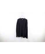 Vintage 90s Eddie Bauer Mens LT Faded Blank Mock Neck Long Sleeve T-Shir... - $49.45