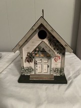 Bird House Hand painted with Copper Roof - £17.71 GBP