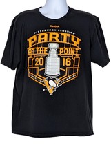 Pittsburg Penguins NHL Stanley Cup Champions 2016 T-Shirt Reebok XL - £11.85 GBP