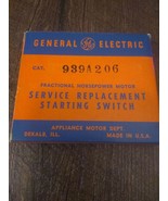 GE General Electric Motor Service Replacement Starting Switch 939A206 - $128.40 CAD