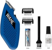 Wahl Cordless Pro Pocket Mini TRIMMER/Clipper Kit&amp;Blade,Guide Comb Set,Battery - £22.37 GBP+
