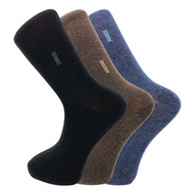 Cotton Crew Dress Socks for Men 3 Pairs Size 10-13 - $10.40