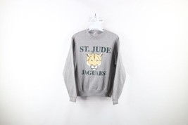 Vintage 90s Russell Athletic Boys Medium Jaguars Crewneck Sweatshirt Gray USA - £23.32 GBP