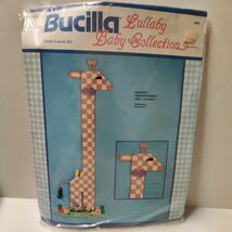 Vintage Bucilla Lullaby Baby Collection - Giraffe Growth Chart Needle Cr... - $370.73 MXN