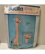 Vintage Bucilla Lullaby Baby Collection - Giraffe Growth Chart Needle Cr... - $370.73 MXN