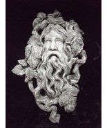 Greenman Wall Plaque Mystical Forest Man Celtic Medieval Leave Nature In... - $109.34 CAD