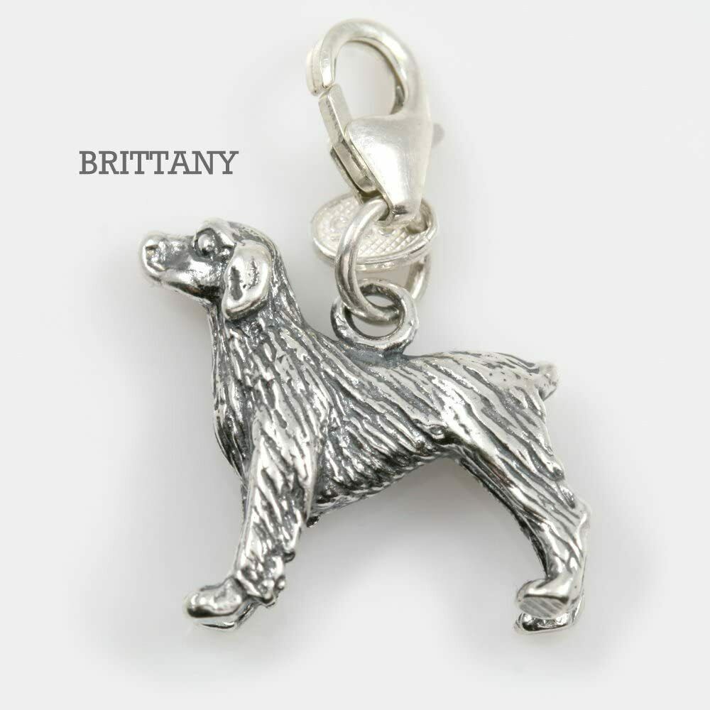 Brittany Charm 3-d Solid Sterling Silver - $47.52