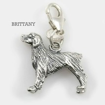 Brittany Charm 3-d Solid Sterling Silver - $47.52