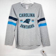 Carolina Panthers Official NFL Kids Youth Girls Size Long Sleeve Shirt-L(10/12) - £8.46 GBP