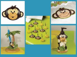 Monkey Town Bath Curtain Hooks Soap Pump Bath Towel Soap Dish Saturday K... - $271.80 MXN+