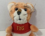 Hallmark Shirt Tales Tyg small vintage plush tiger red t-shirt - £3.96 GBP