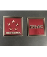 GMC GENERAL Hood Ornament replacement panels. $29.99 each side (N6-N7) - £23.97 GBP