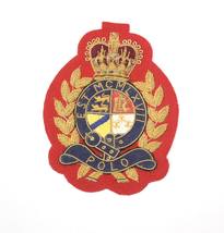 Branded Patch Hand Embroidered Blazer Patch Sewn on red felt  - £17.38 GBP