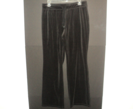 Everlast Sport Pants Women&#39;s Size L Black Velour Drawstring Activewear B... - £15.86 GBP