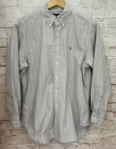 Polo Ralph Lauren Mens Classic Fit Striped Long Sleeve Oxford Shirt 16.5... - £30.67 GBP