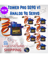 8pc Tower Pro SG90 V.1 Mini Servo TREX 450 RC Airplane, FPV Wing RC Heli Arduino - $15.99