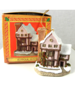 David Winter Cottage Christmas Ornament Suffolk House 2&quot; Mini Tree Villa... - £7.60 GBP