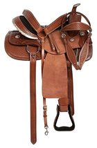 ARVAKKULA #1 Western Horse Saddle 100% Handmade Available in Different Seat Size - £450.44 GBP