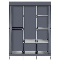 71&quot; Portable Closet Wardrobe Clothes Rack Storage Organizer with Shelf F... - $49.99