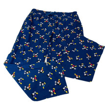 Disney Parks Mickey Mouse Sz XL Scrub Lounge Pajama Pants Unisex Drawstring - £15.63 GBP
