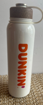 2019 Dunkin Donuts 28oz Stainless Steel  Travel Mug/ Hydration/ Tumbler RARE - £19.04 GBP