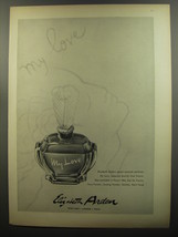 1953 Elizabeth Arden My Love Perfume Advertisement - £14.66 GBP