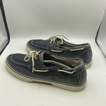 Sperry Topsider Boat Shoes Men’s Size 13 0777914 denim Canvas - £14.59 GBP