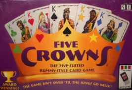 Everest 2013 Five Crowns A Five Suited Rummy-Style Card Game Unused Sealed Box - $7.99