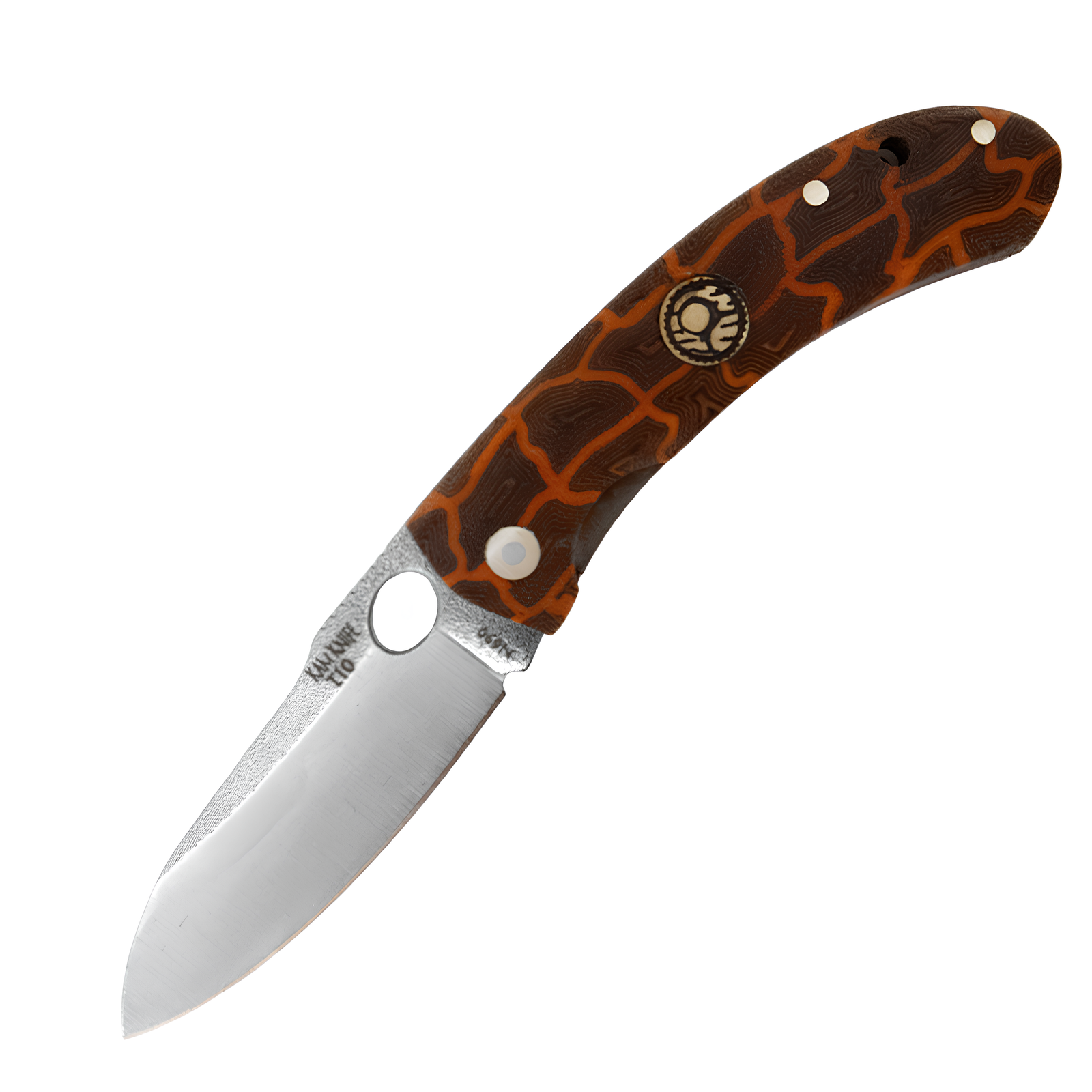 Kam Knife - T10 - N690 Steel - Orange G Micarta Handle - Knife - $88.00