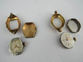 x2 Vintage Ladies 17 Jewel Bulova Caravelle Watch 10K Gold Filled 5th Ave Ny - £25.87 GBP