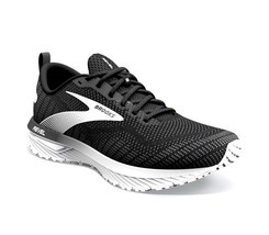 Brooks Men&#39;s Revel 6 Size 8.5 Running Shoes Black/Blackened Pearl/White NWOB - £53.25 GBP